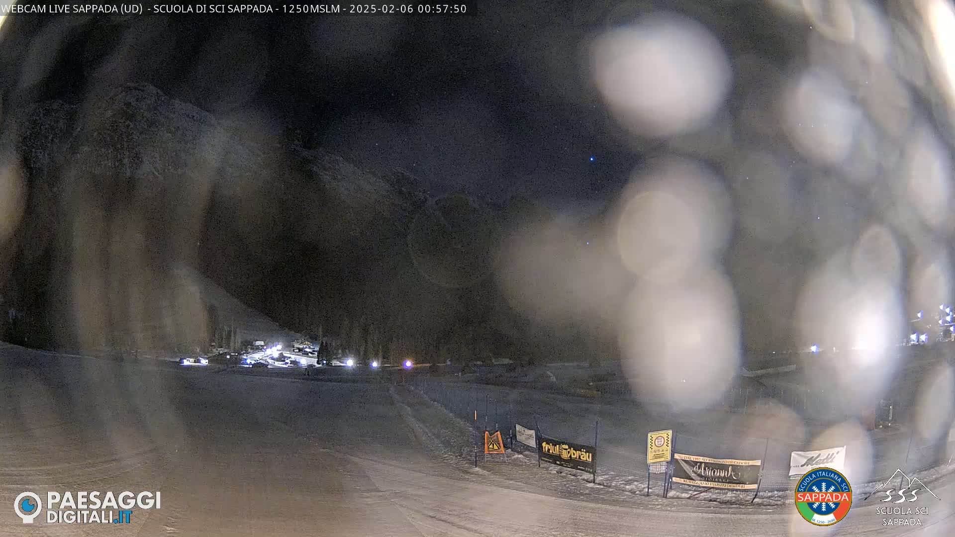  Sappada City Ski School & Ski Slope Live Cam - Udine, Friuli-Venezia Giulia, Italy