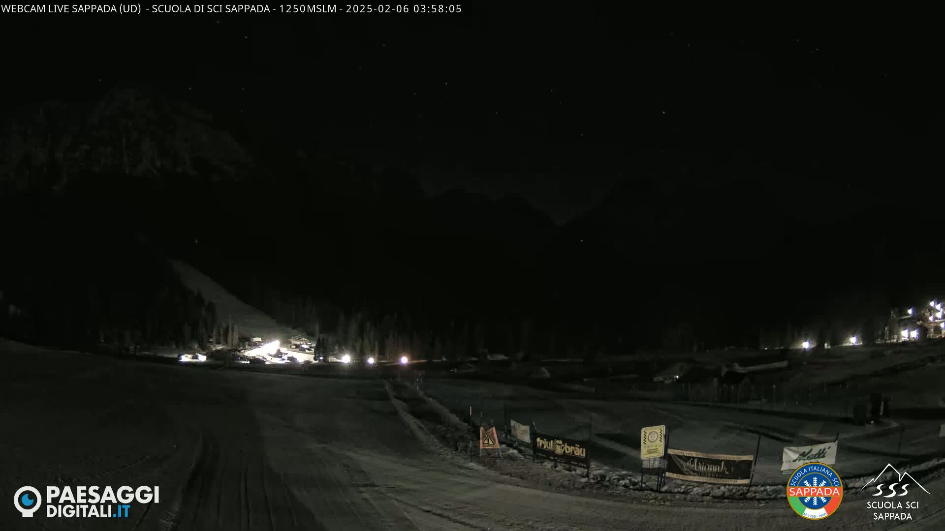  Sappada City Ski School & Ski Slope Live Cam - Udine, Friuli-Venezia Giulia, Italy