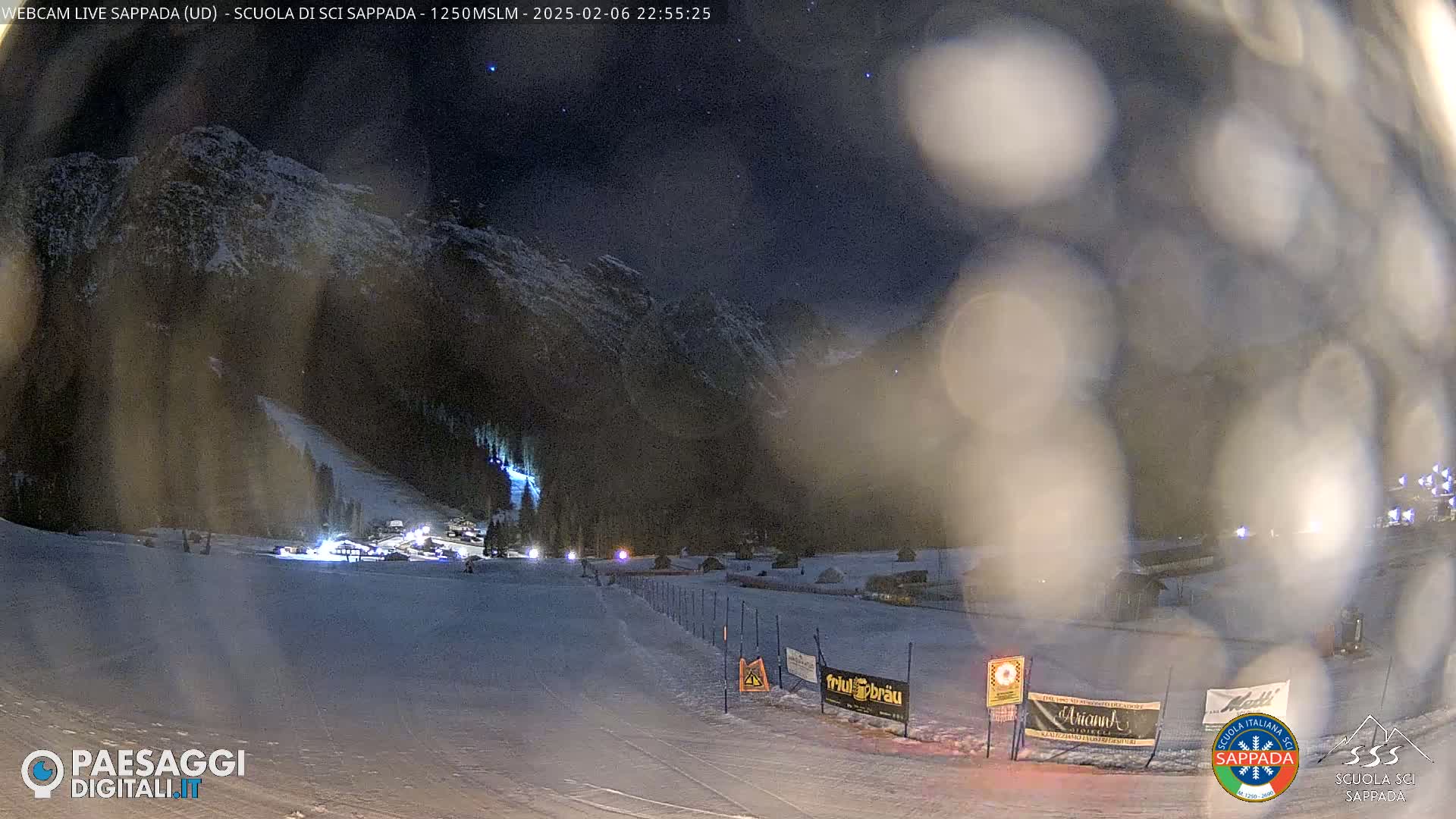  Sappada City Ski School & Ski Slope Live Cam - Udine, Friuli-Venezia Giulia, Italy
