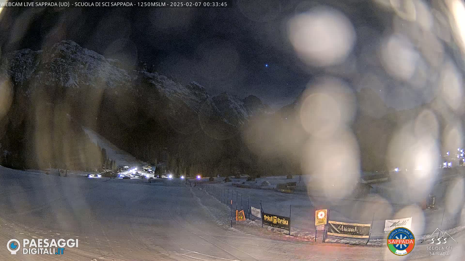  Sappada City Ski School & Ski Slope Live Cam - Udine, Friuli-Venezia Giulia, Italy