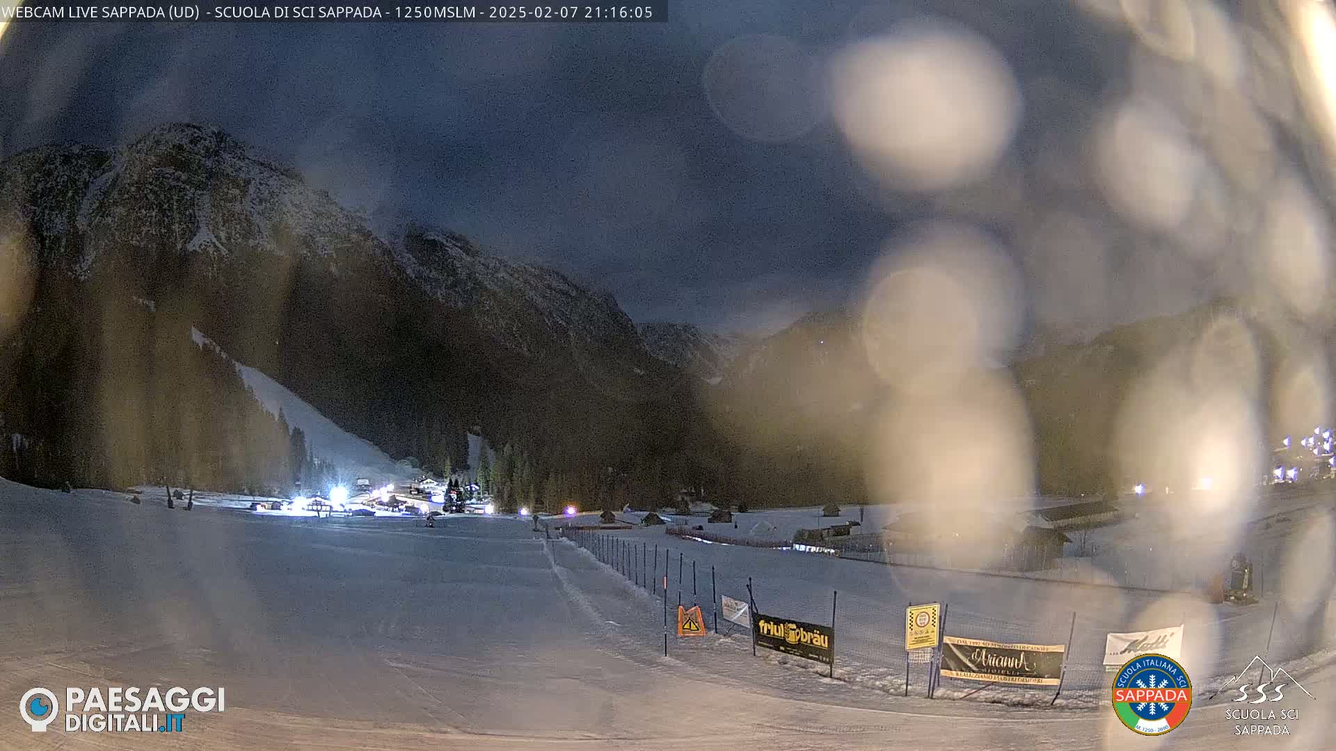  Sappada City Ski School & Ski Slope Live Cam - Udine, Friuli-Venezia Giulia, Italy