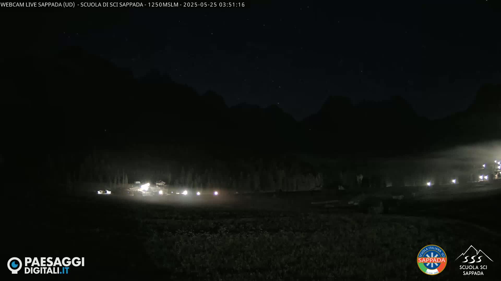  Sappada City Ski School & Ski Slope Live Cam - Udine, Friuli-Venezia Giulia, Italy