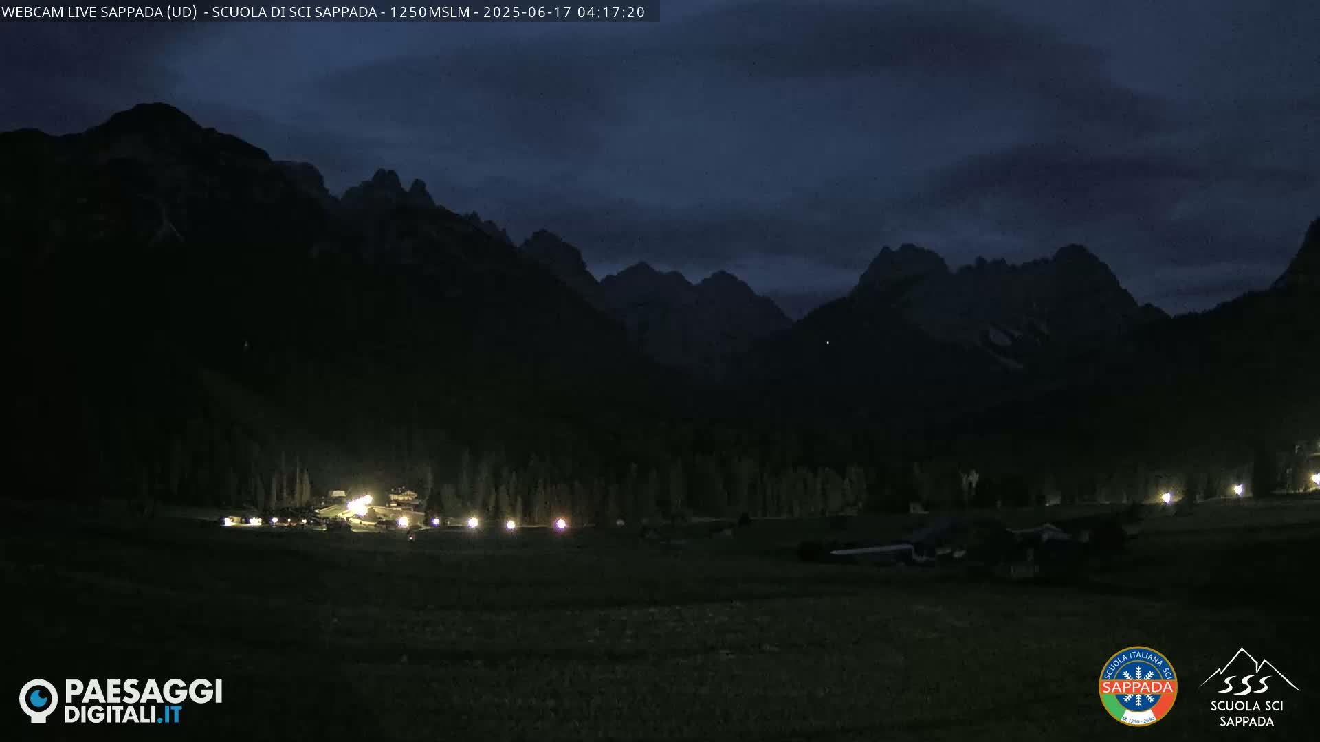  Sappada City Ski School & Ski Slope Live Cam - Udine, Friuli-Venezia Giulia, Italy