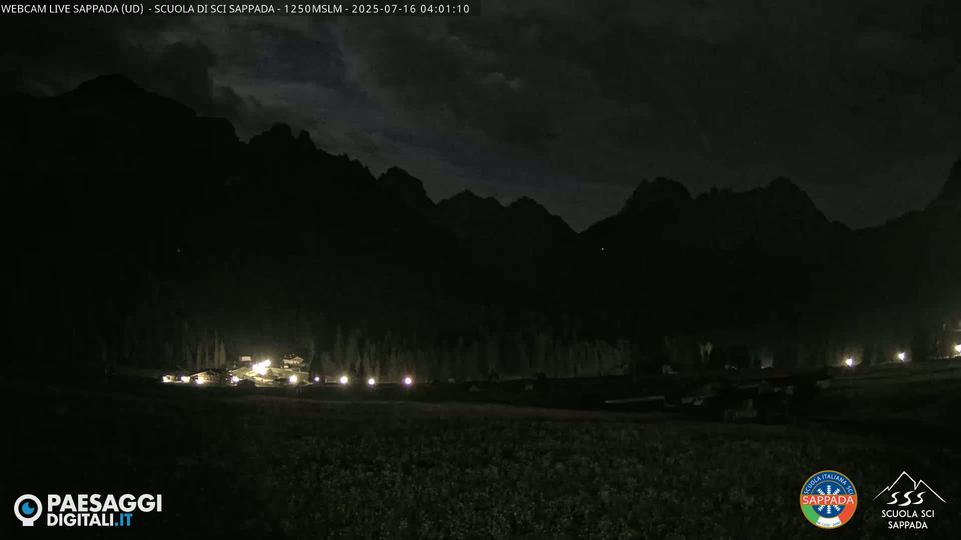  Sappada City Ski School & Ski Slope Live Cam - Udine, Friuli-Venezia Giulia, Italy