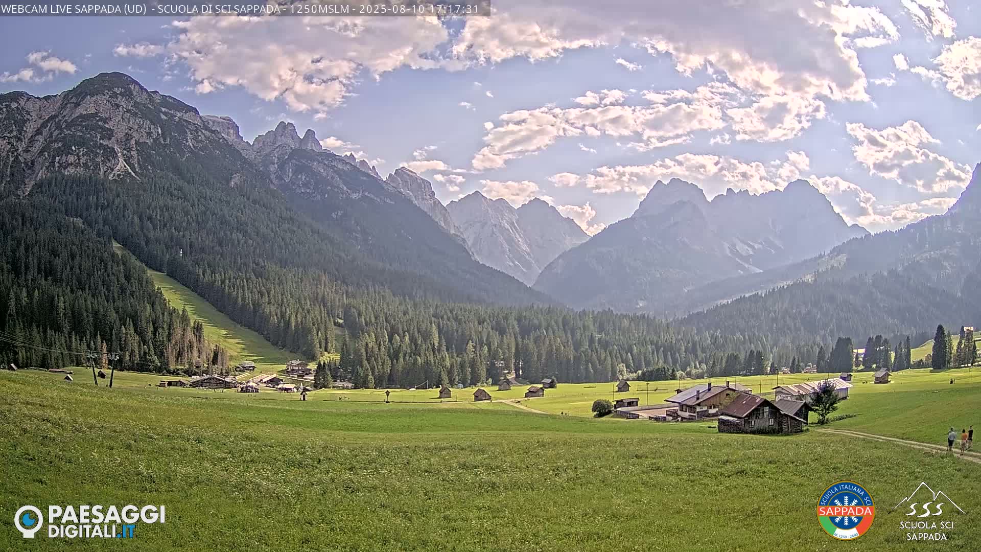  Sappada City Ski School & Ski Slope Live Cam - Udine, Friuli-Venezia Giulia, Italy