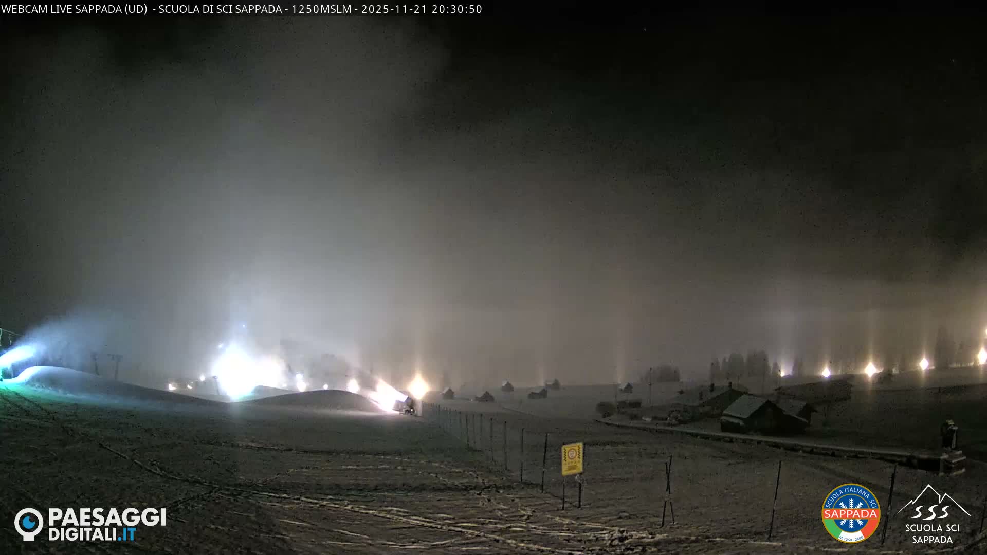  Sappada City Ski School & Ski Slope Live Cam - Udine, Friuli-Venezia Giulia, Italy