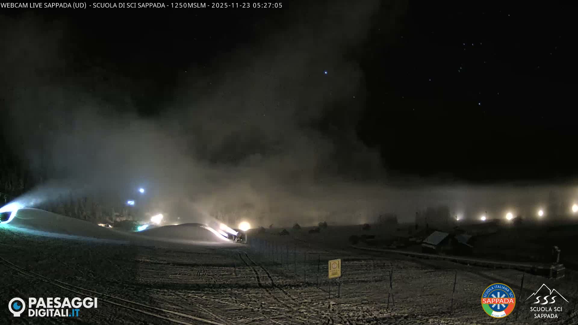  Sappada City Ski School & Ski Slope Live Cam - Udine, Friuli-Venezia Giulia, Italy