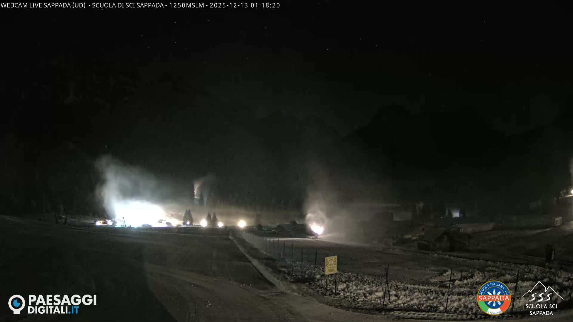  Sappada City Ski School & Ski Slope Live Cam - Udine, Friuli-Venezia Giulia, Italy