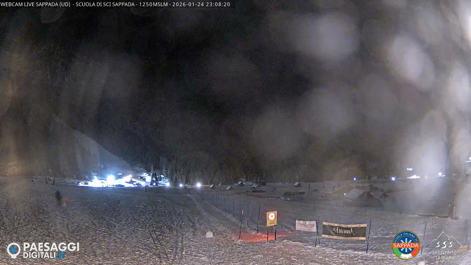  Sappada City Ski School & Ski Slope Live Cam - Udine, Friuli-Venezia Giulia, Italy