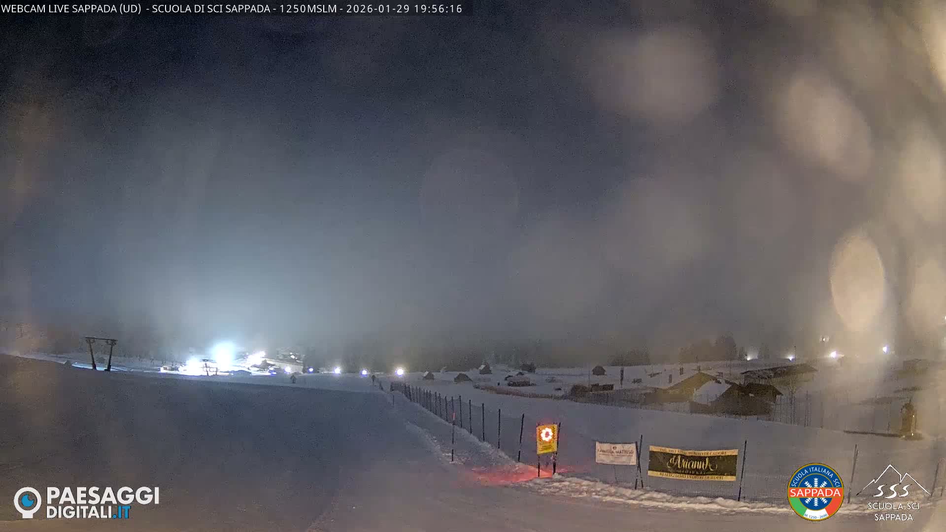  Sappada City Ski School & Ski Slope Live Cam - Udine, Friuli-Venezia Giulia, Italy