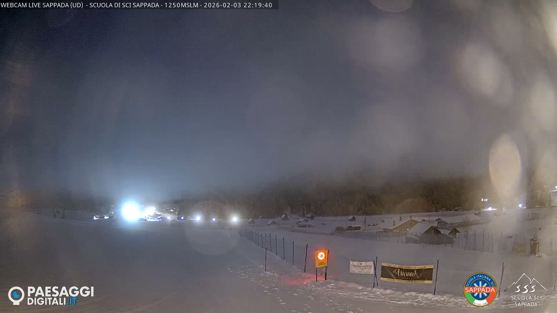  Sappada City Ski School & Ski Slope Live Cam - Udine, Friuli-Venezia Giulia, Italy