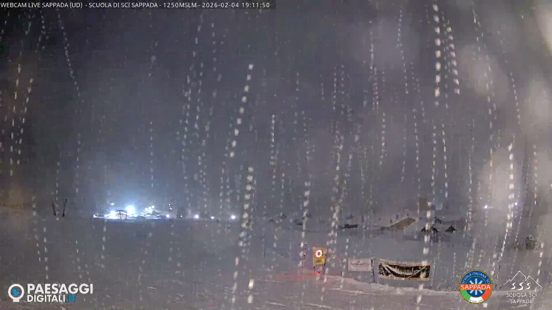  Sappada City Ski School & Ski Slope Live Cam - Udine, Friuli-Venezia Giulia, Italy