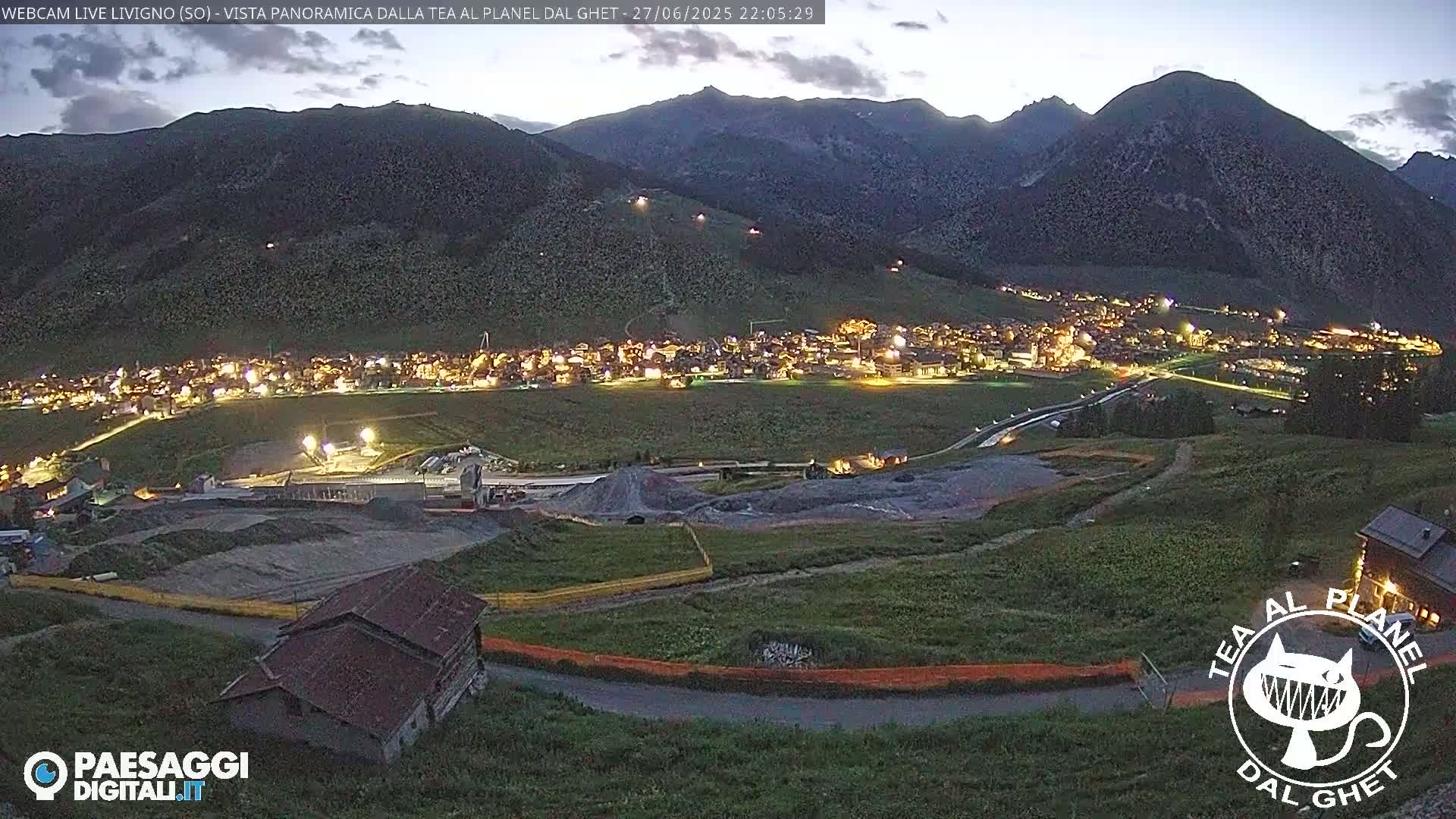 Livigno Ski City Panaromic Live Cam - Sondrio, Lombardy, Italy