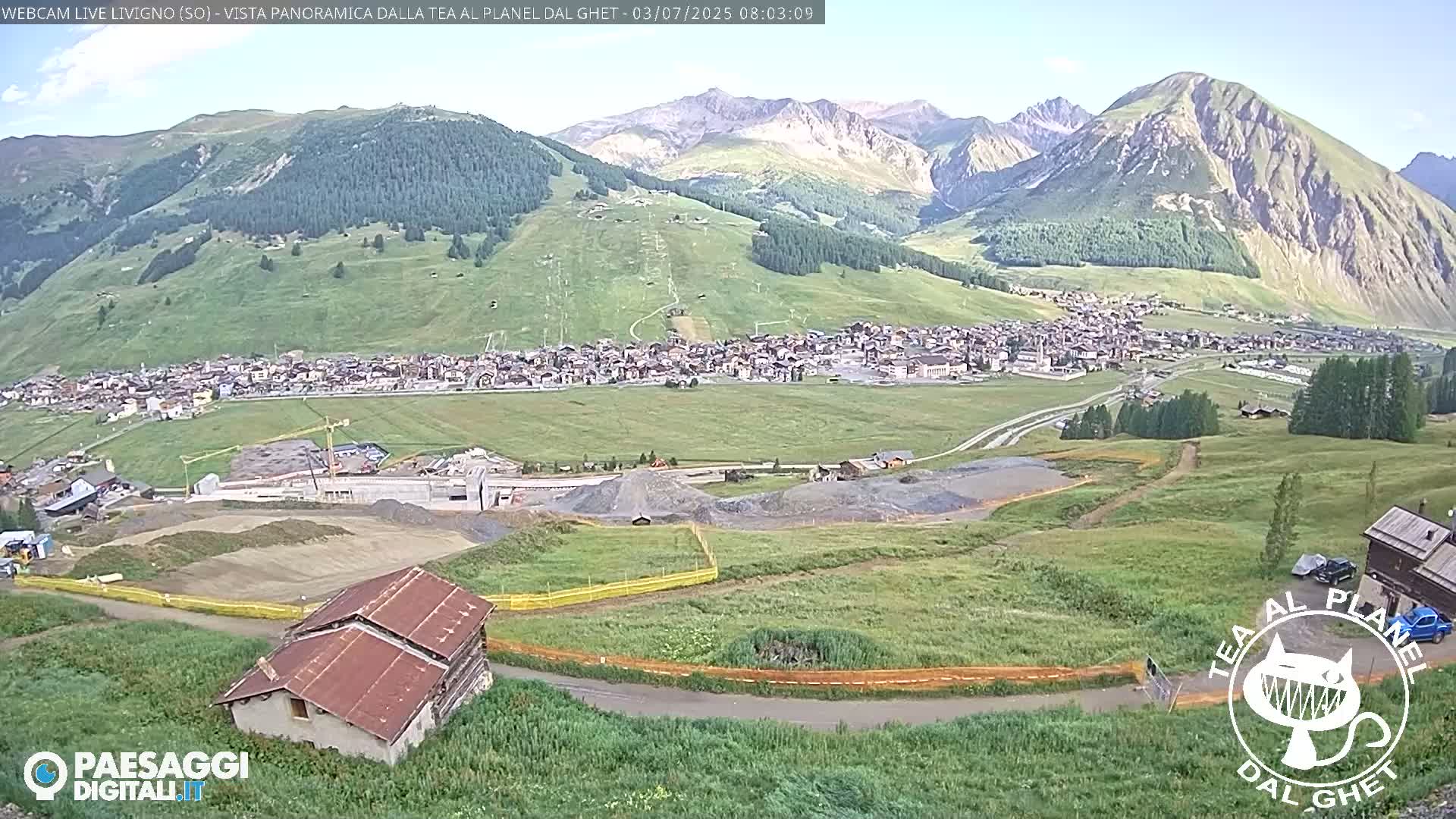Livigno Ski City Panaromic Live Cam - Sondrio, Lombardy, Italy
