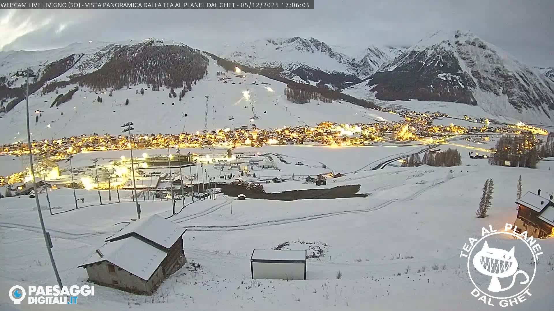 Livigno Ski City Panaromic Live Cam - Sondrio, Lombardy, Italy