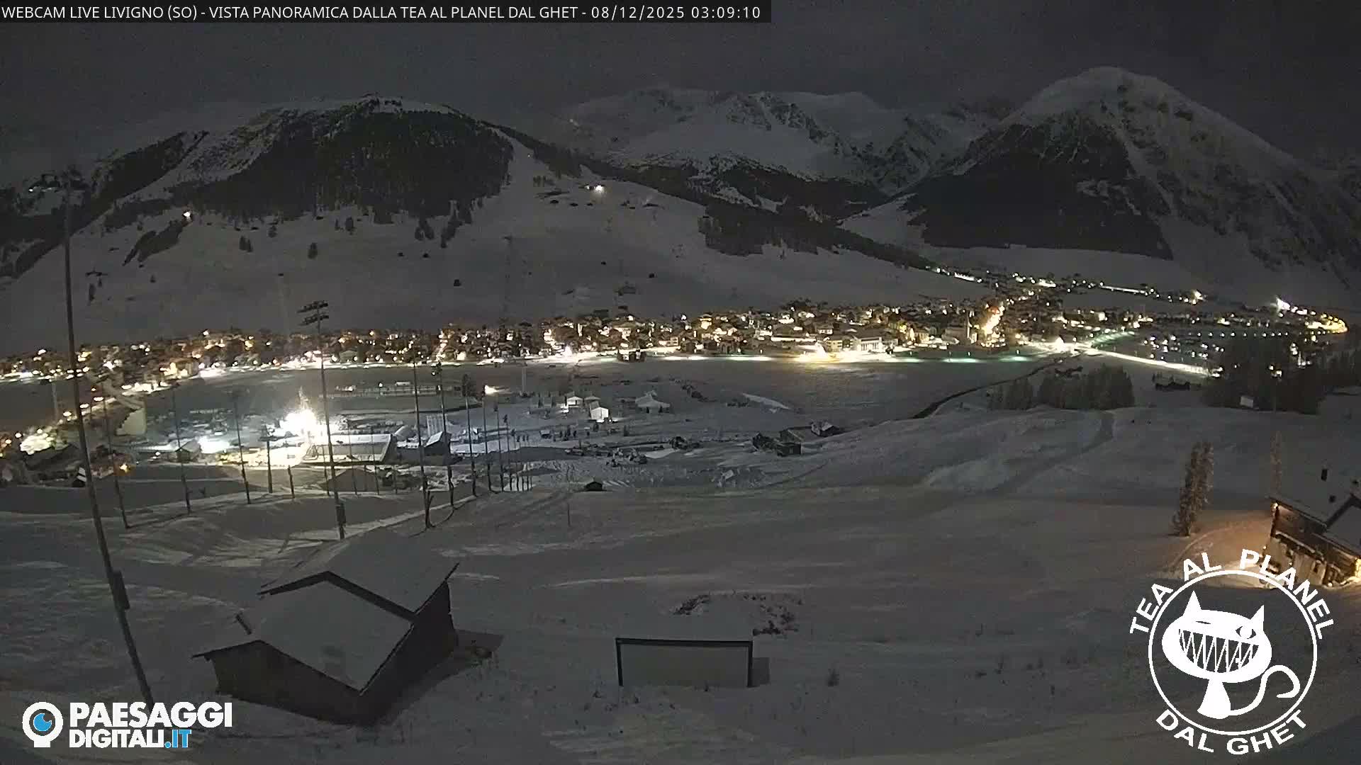 Livigno Ski City Panaromic Live Cam - Sondrio, Lombardy, Italy