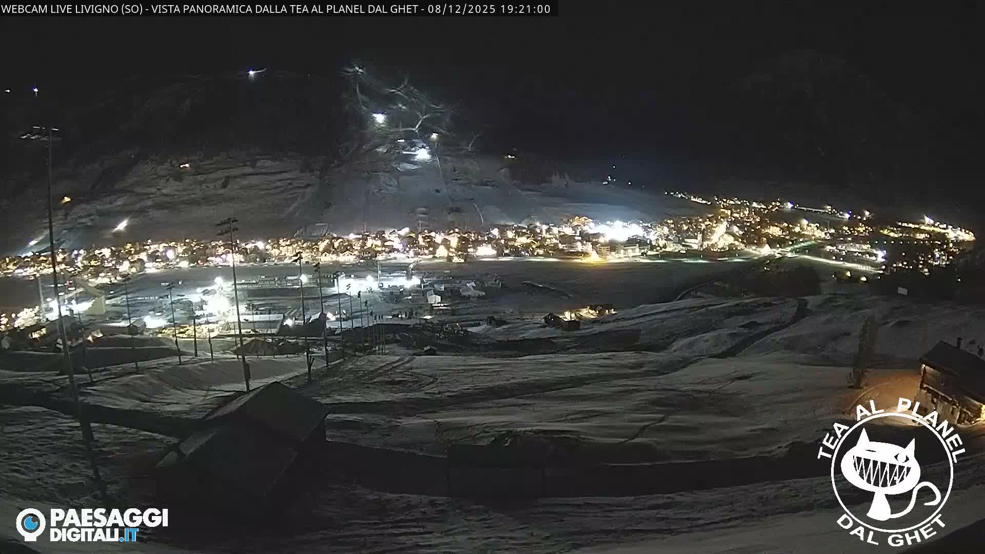 Livigno Ski City Panaromic Live Cam - Sondrio, Lombardy, Italy