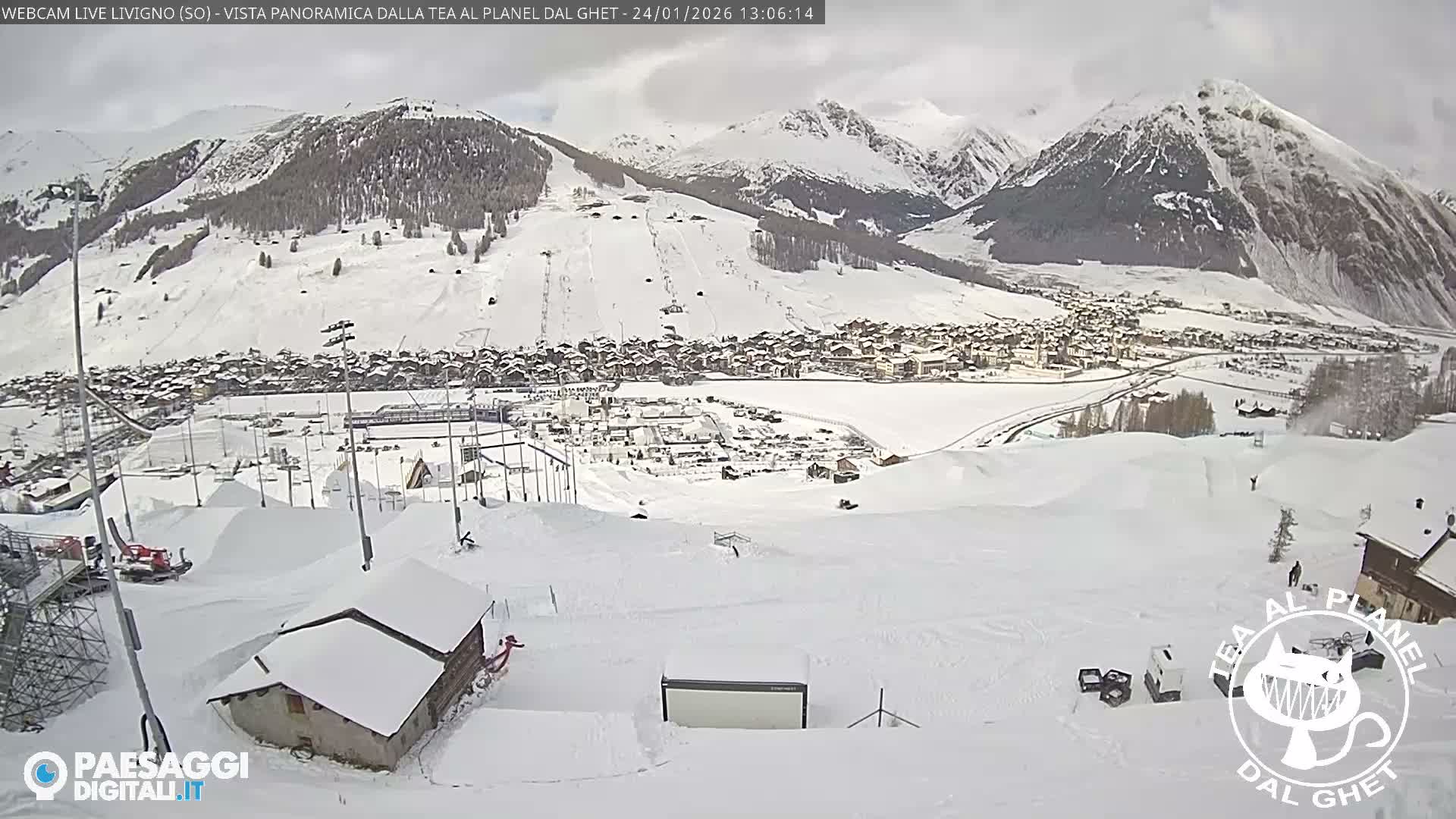 Livigno Ski City Panaromic Live Cam - Sondrio, Lombardy, Italy