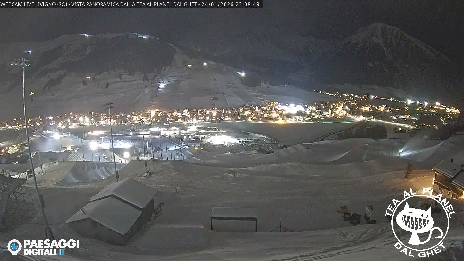 Livigno Ski City Panaromic Live Cam - Sondrio, Lombardy, Italy
