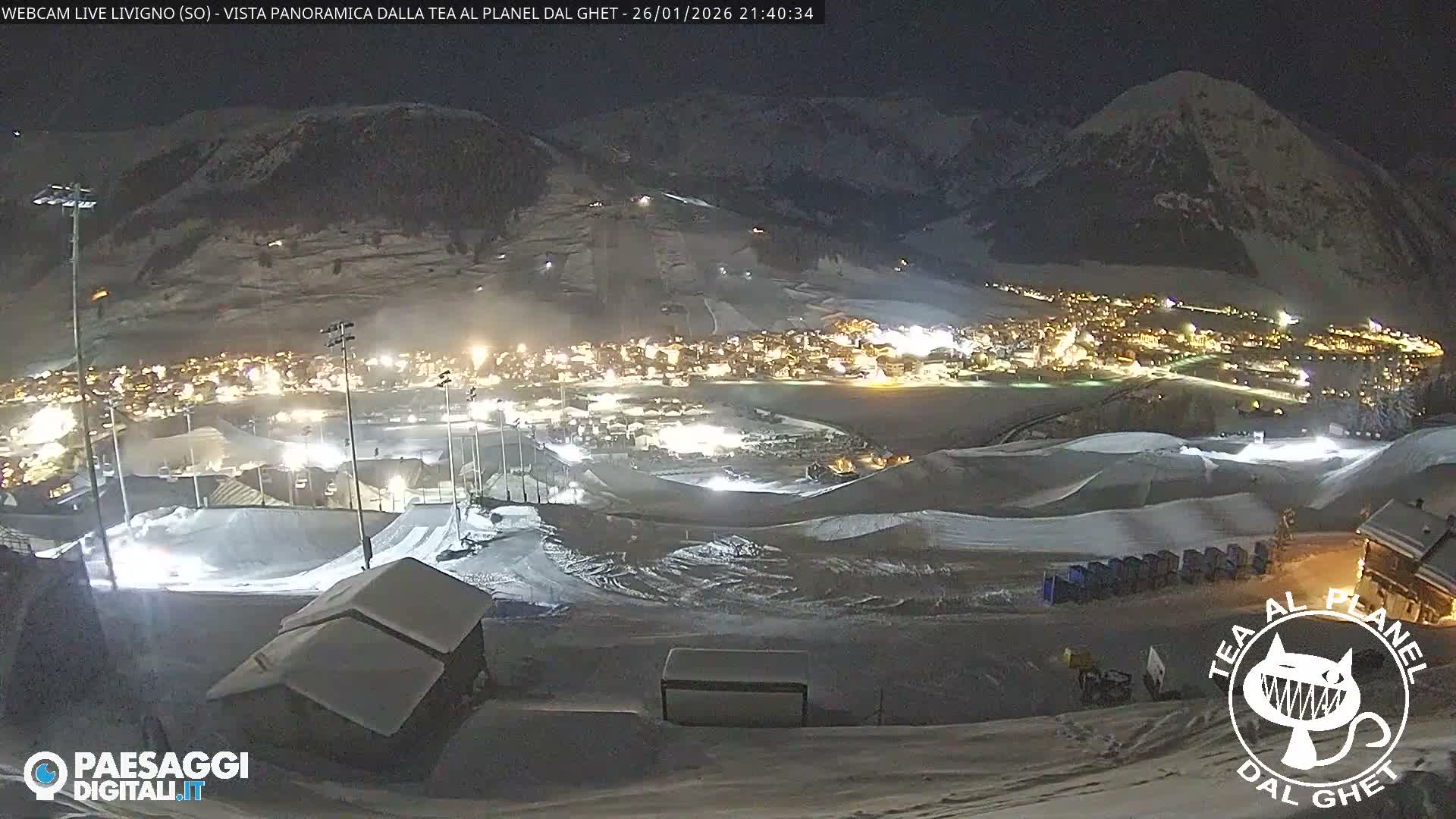 Livigno Ski City Panaromic Live Cam - Sondrio, Lombardy, Italy