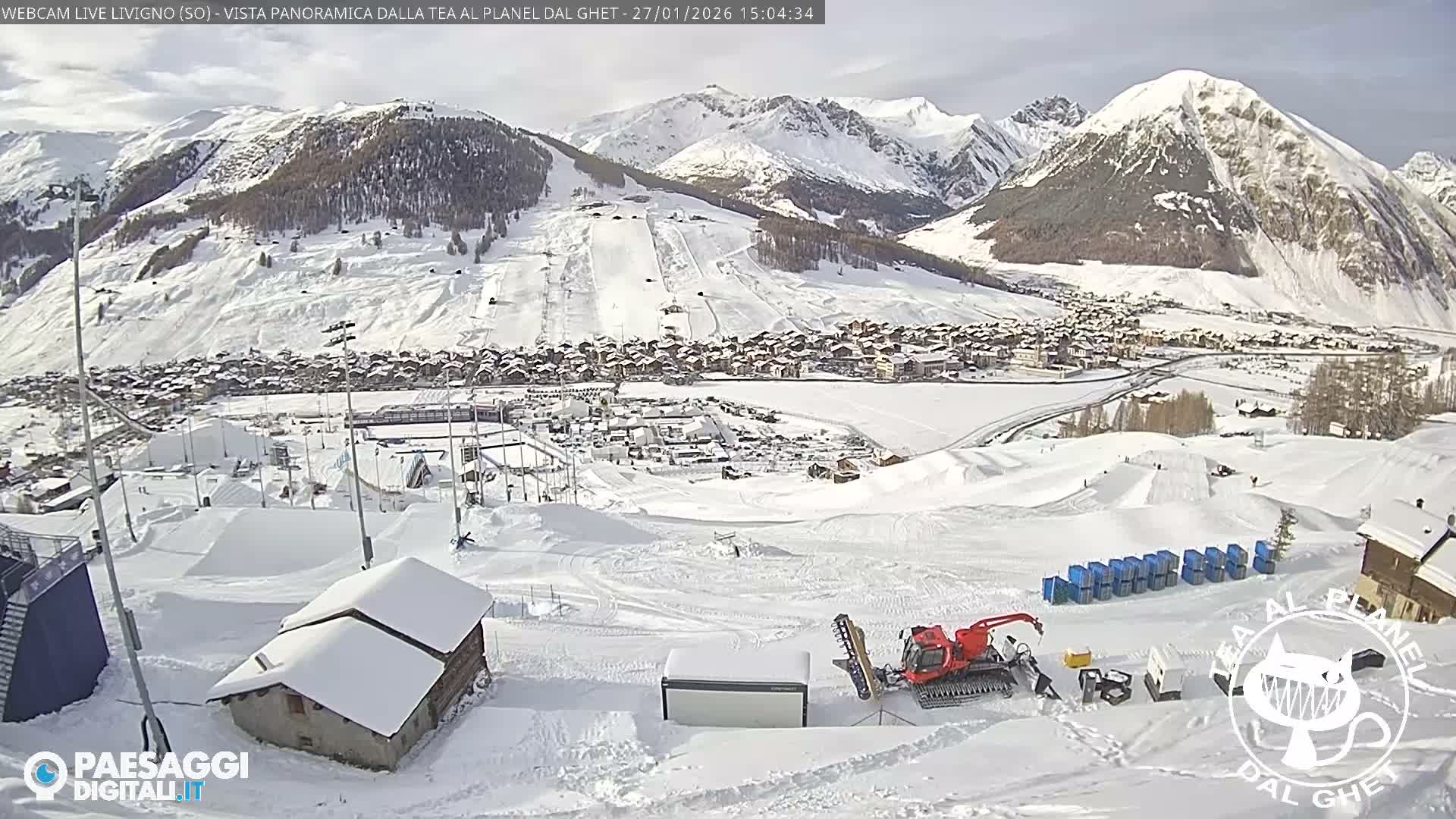 Livigno Ski City Panaromic Live Cam - Sondrio, Lombardy, Italy
