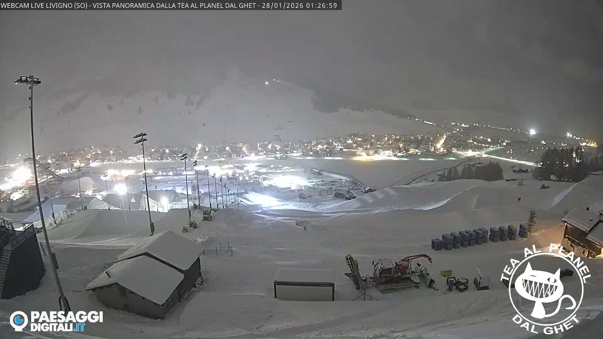 Livigno Ski City Panaromic Live Cam - Sondrio, Lombardy, Italy