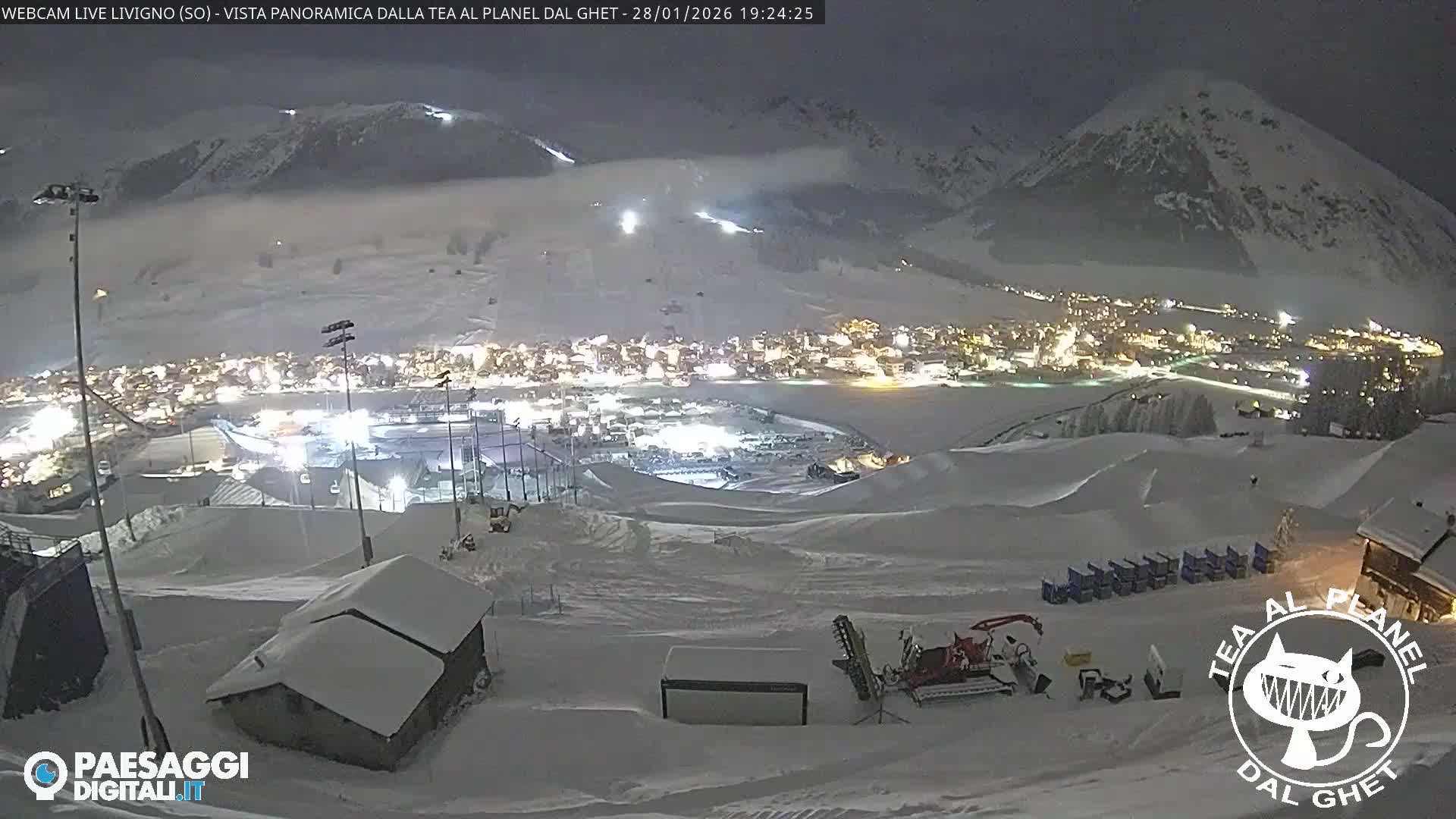 Livigno Ski City Panaromic Live Cam - Sondrio, Lombardy, Italy
