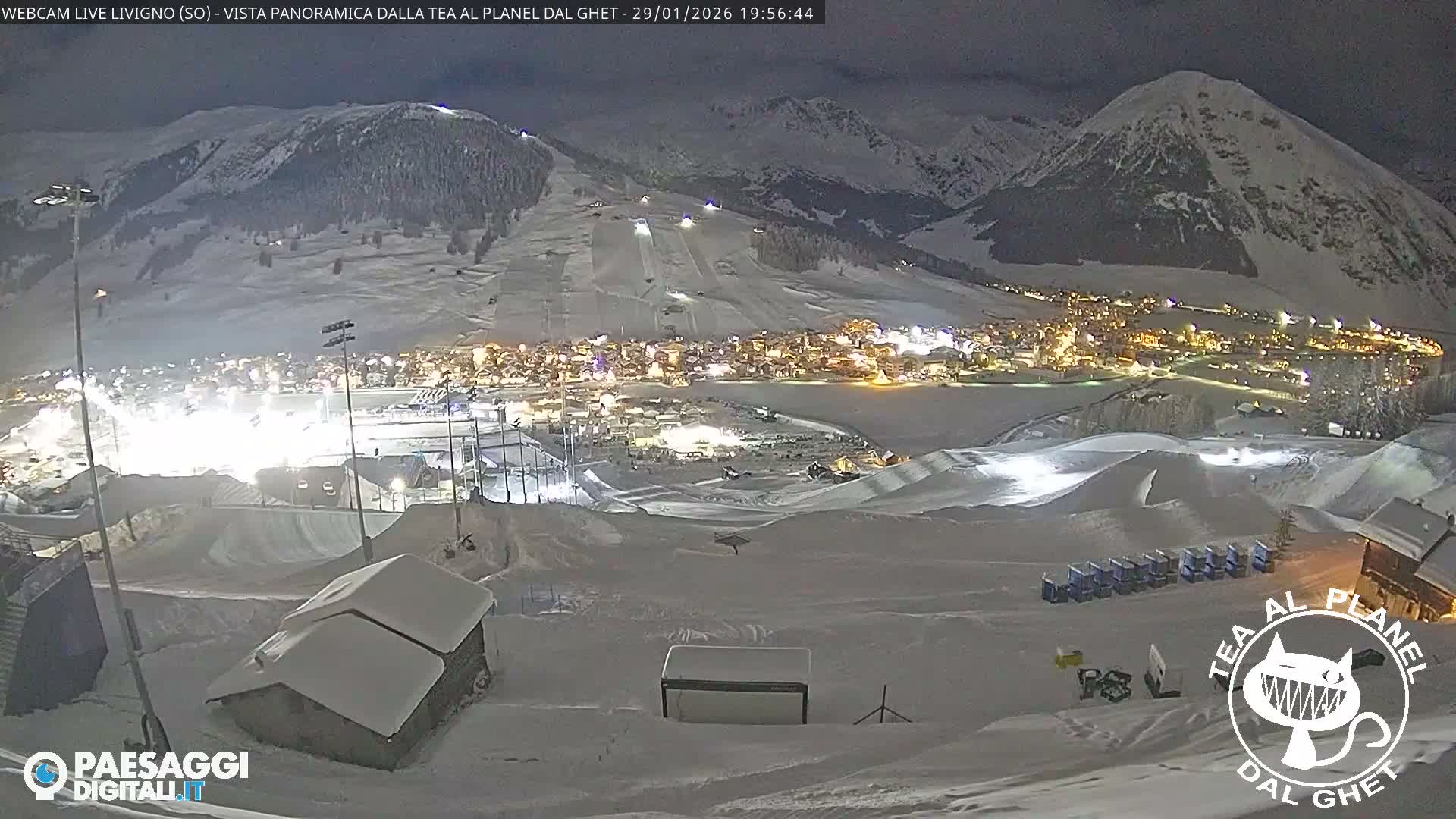 Livigno Ski City Panaromic Live Cam - Sondrio, Lombardy, Italy