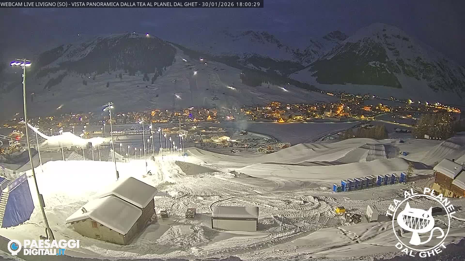 Livigno Ski City Panaromic Live Cam - Sondrio, Lombardy, Italy
