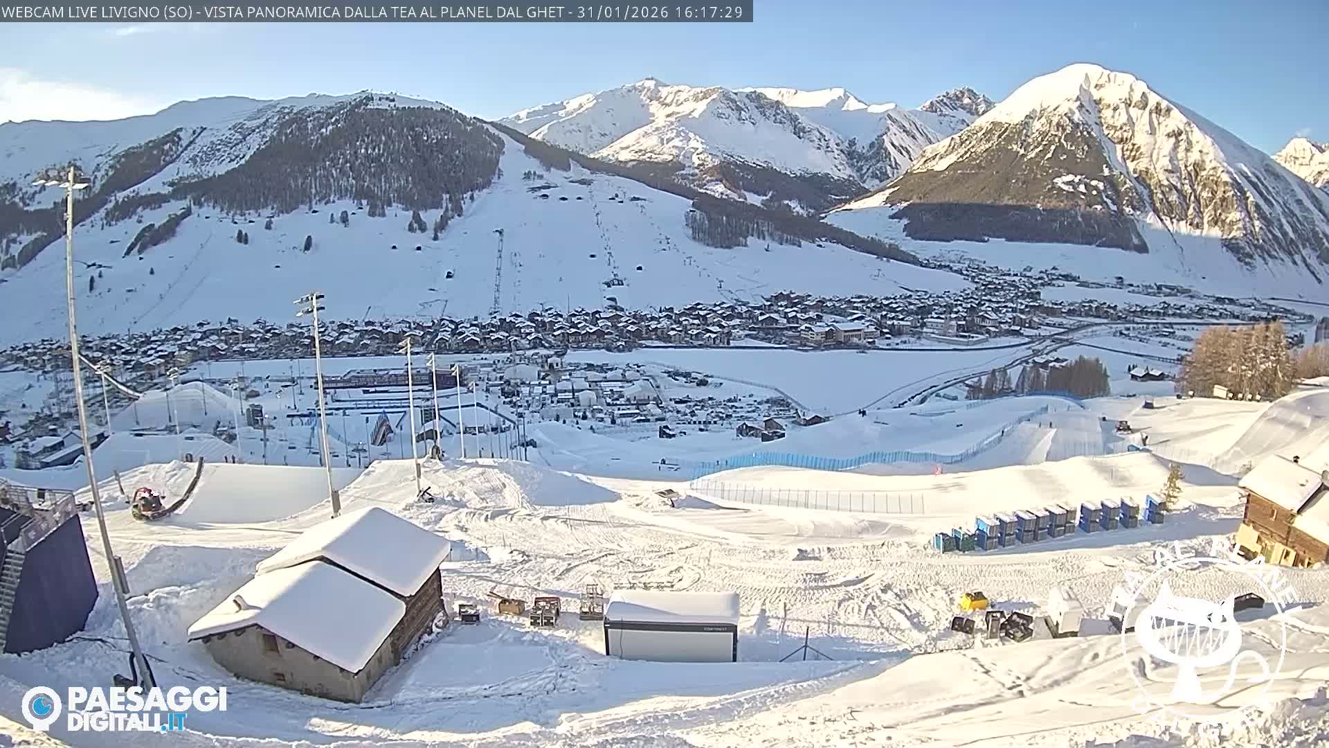 Livigno Ski City Panaromic Live Cam - Sondrio, Lombardy, Italy