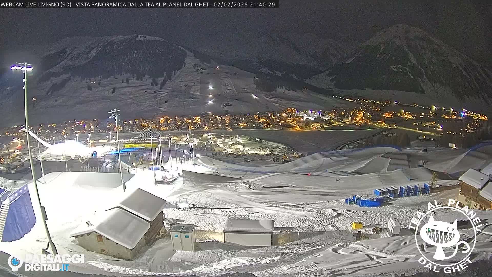 Livigno Ski City Panaromic Live Cam - Sondrio, Lombardy, Italy