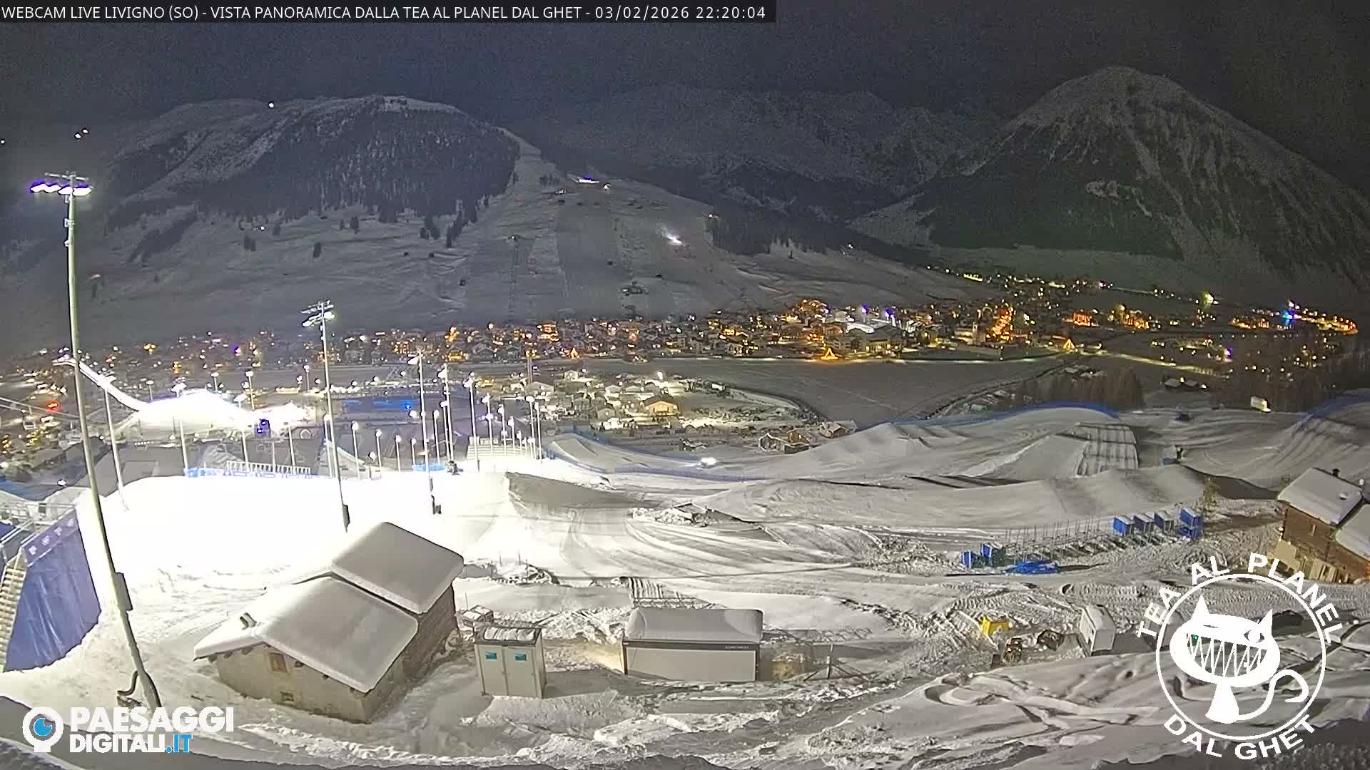 Livigno Ski City Panaromic Live Cam - Sondrio, Lombardy, Italy