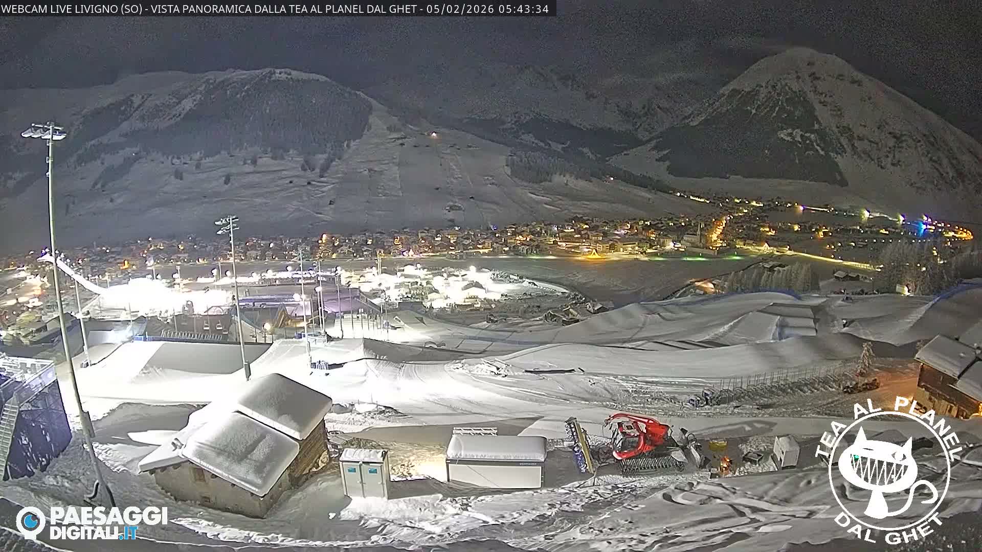 Livigno Ski City Panaromic Live Cam - Sondrio, Lombardy, Italy