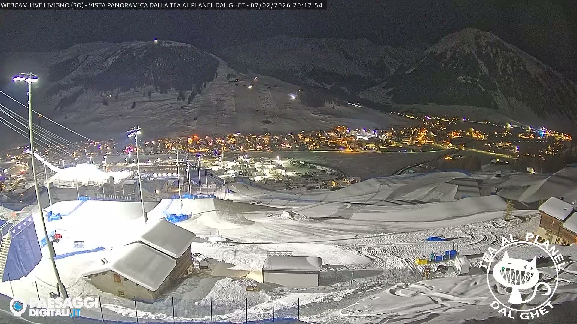 Livigno Ski City Panaromic Live Cam - Sondrio, Lombardy, Italy