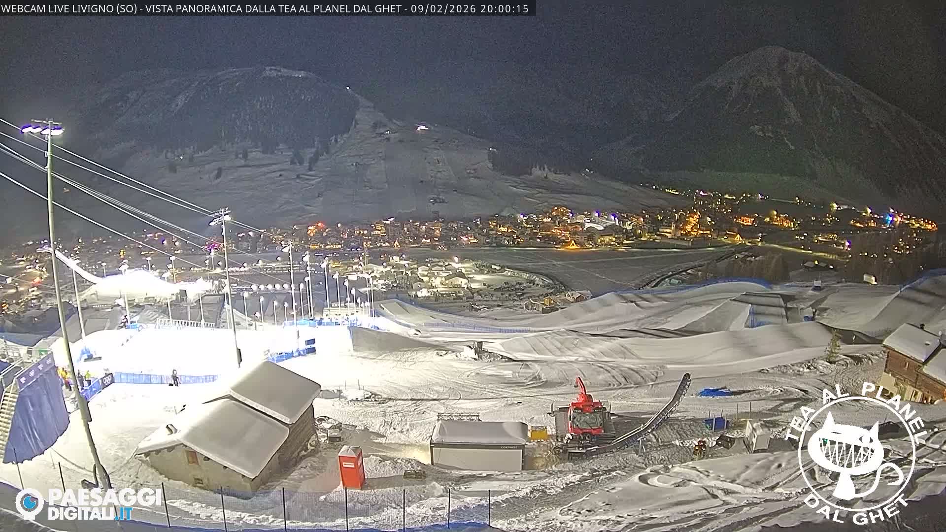 Livigno Ski City Panaromic Live Cam - Sondrio, Lombardy, Italy