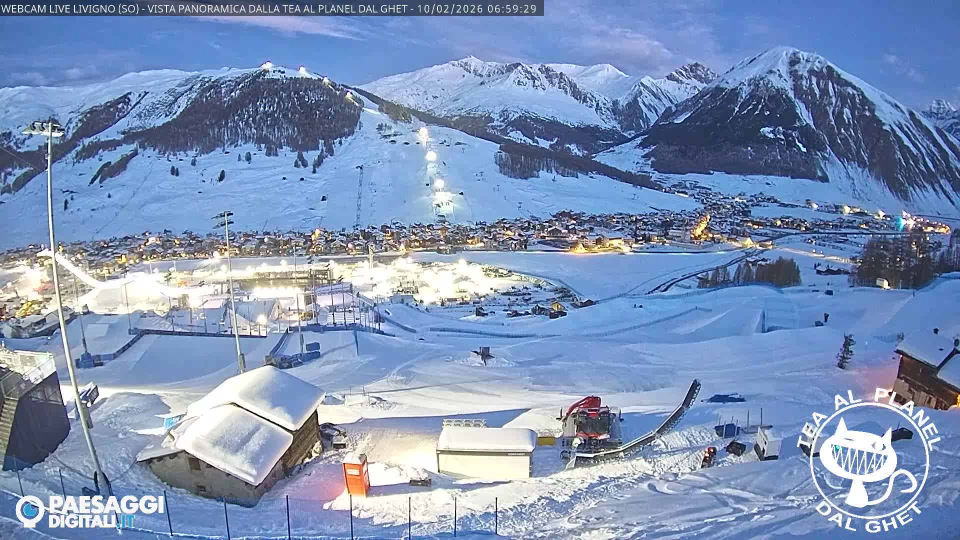 Livigno Ski City Panaromic Live Cam - Sondrio, Lombardy, Italy