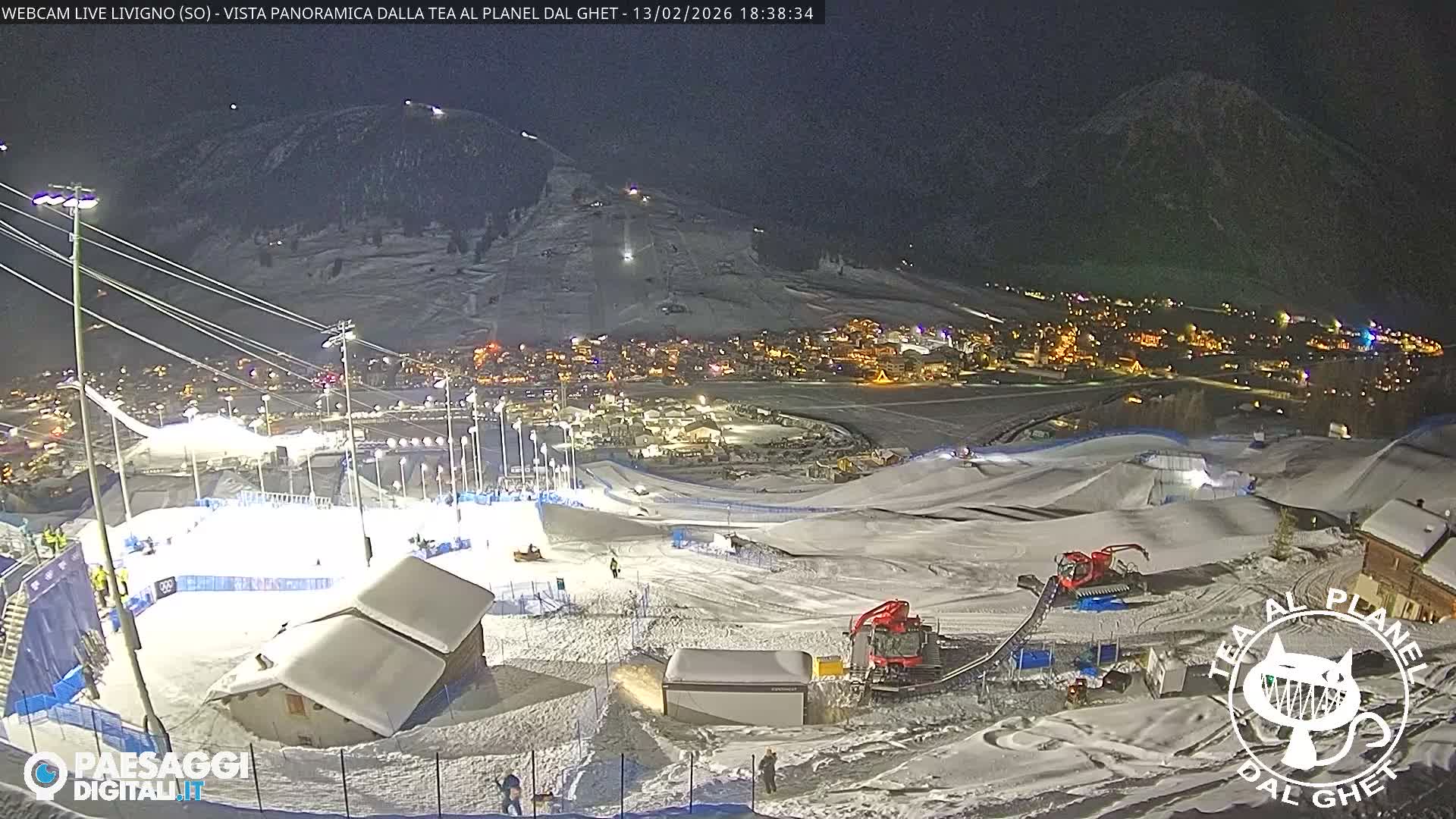 Livigno Ski City Panaromic Live Cam - Sondrio, Lombardy, Italy