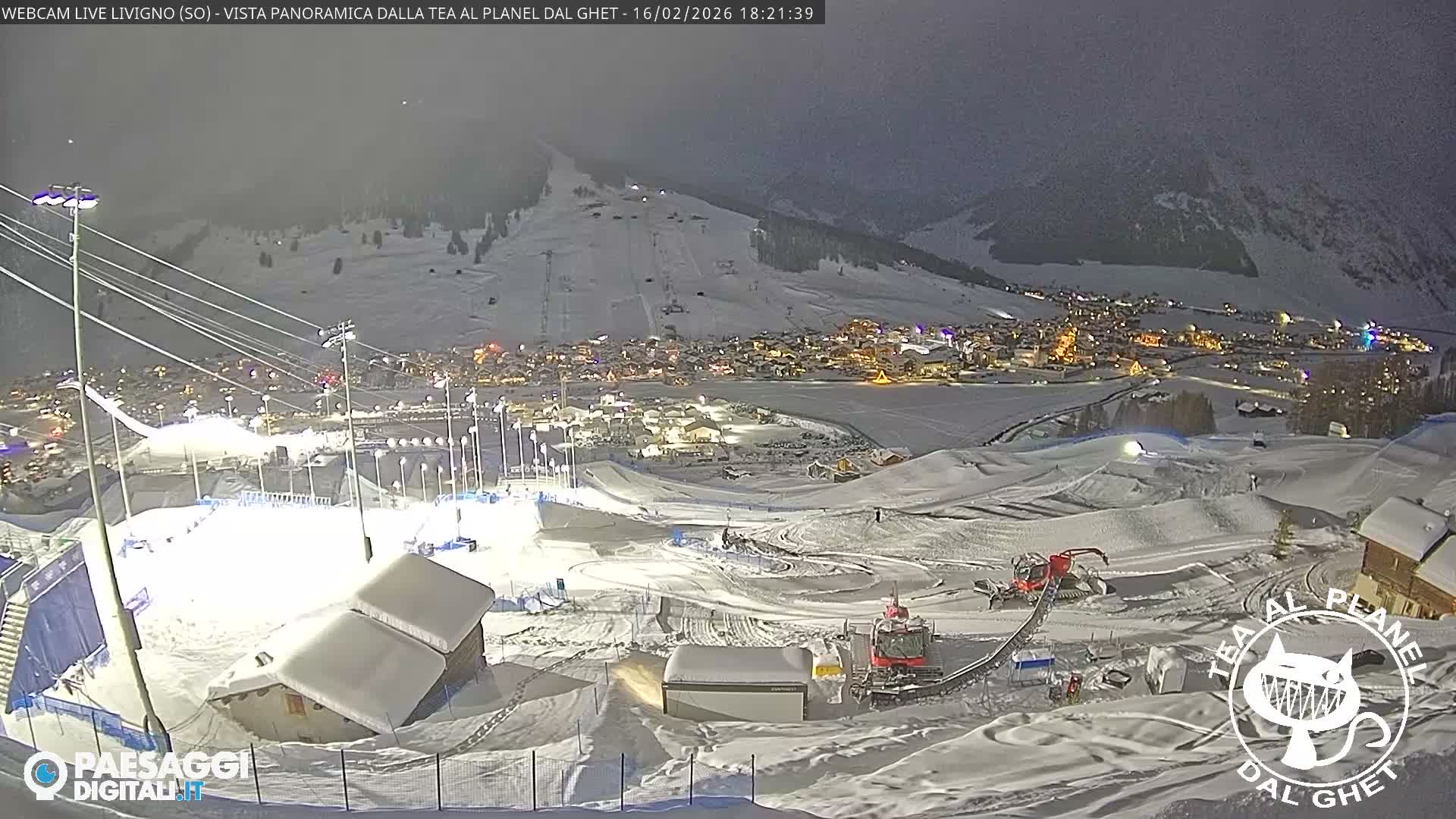 Livigno Ski City Panaromic Live Cam - Sondrio, Lombardy, Italy