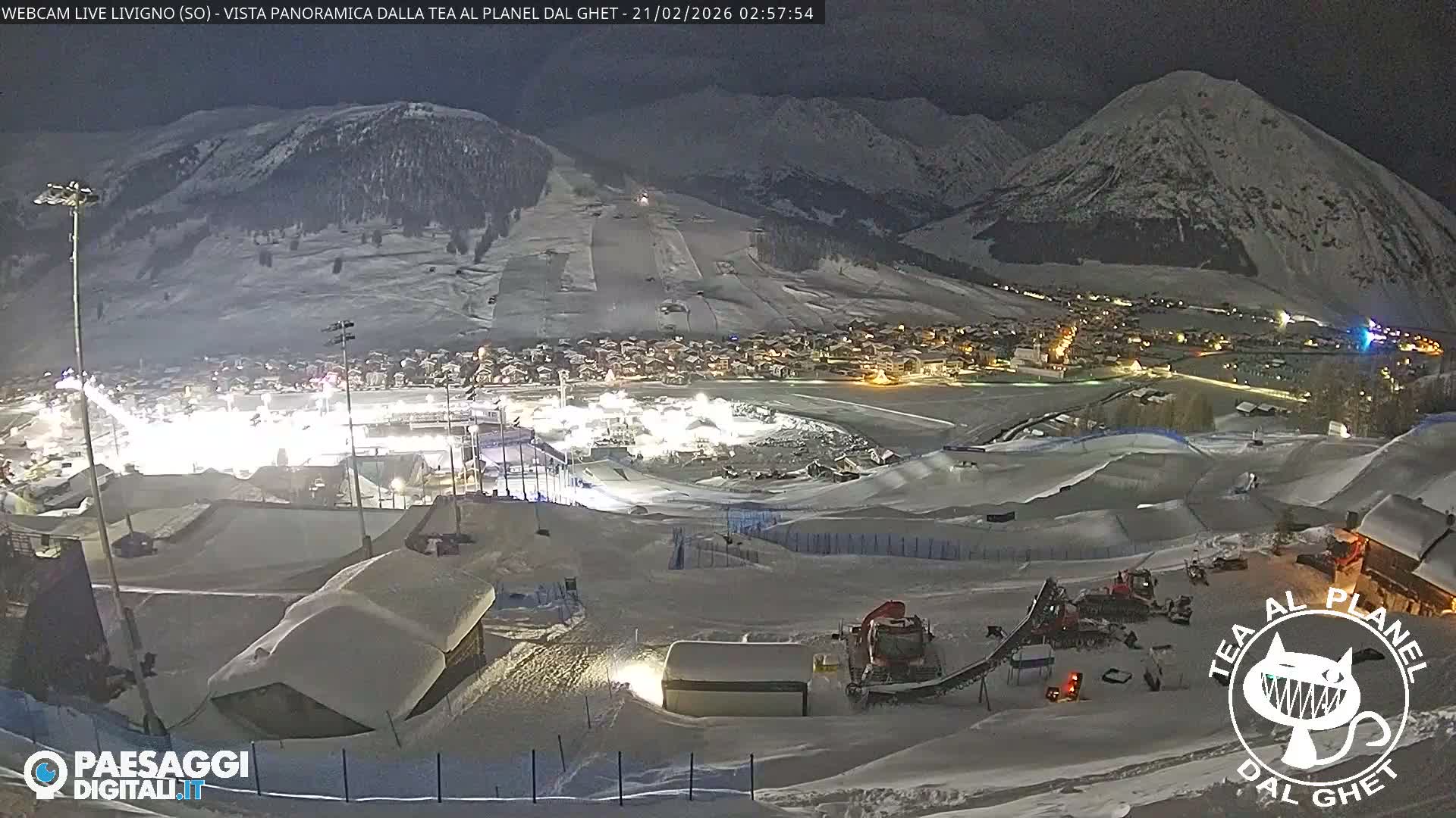 Livigno Ski City Panaromic Live Cam - Sondrio, Lombardy, Italy
