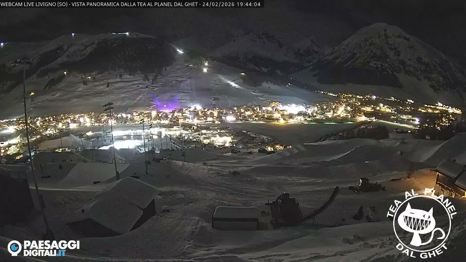 Livigno Ski City Panaromic Live Cam - Sondrio, Lombardy, Italy