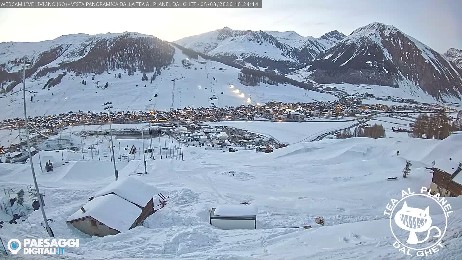 Livigno Ski City Panaromic Live Cam - Sondrio, Lombardy, Italy