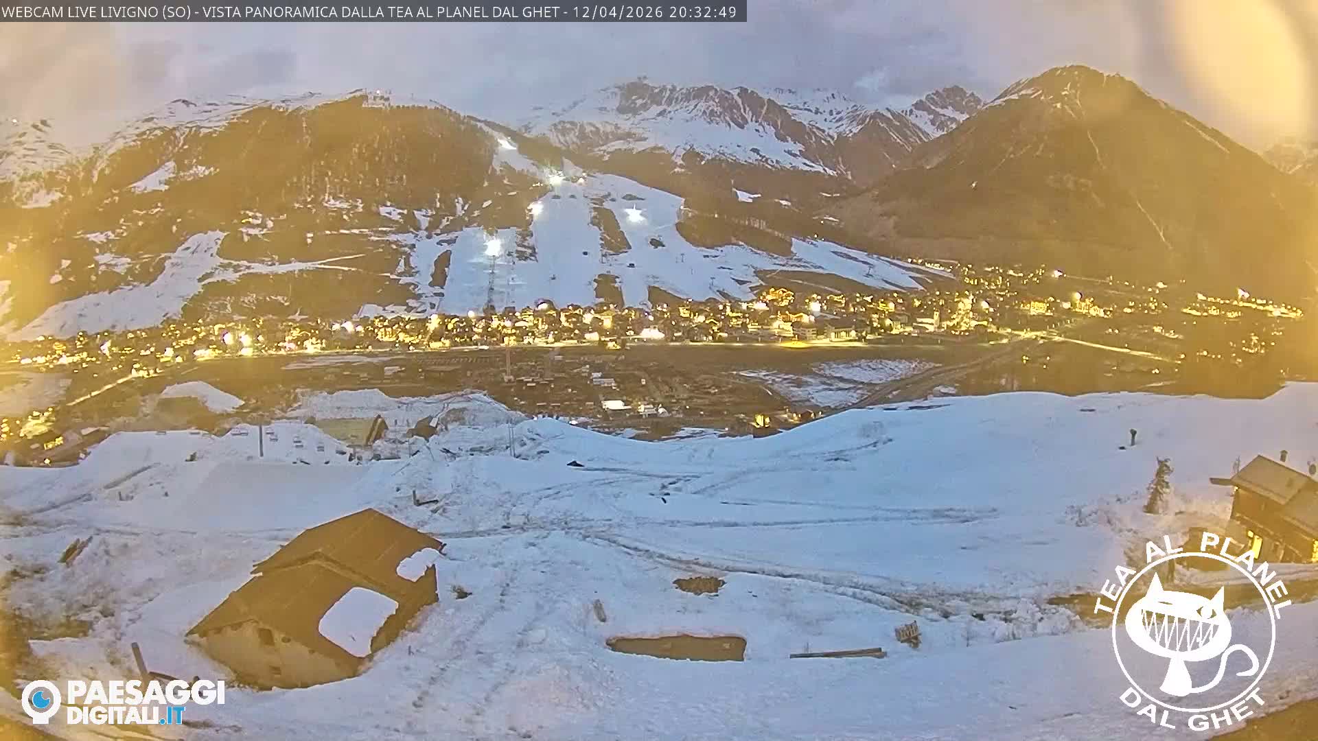 Livigno Ski City Panaromic Live Cam - Sondrio, Lombardy, Italy