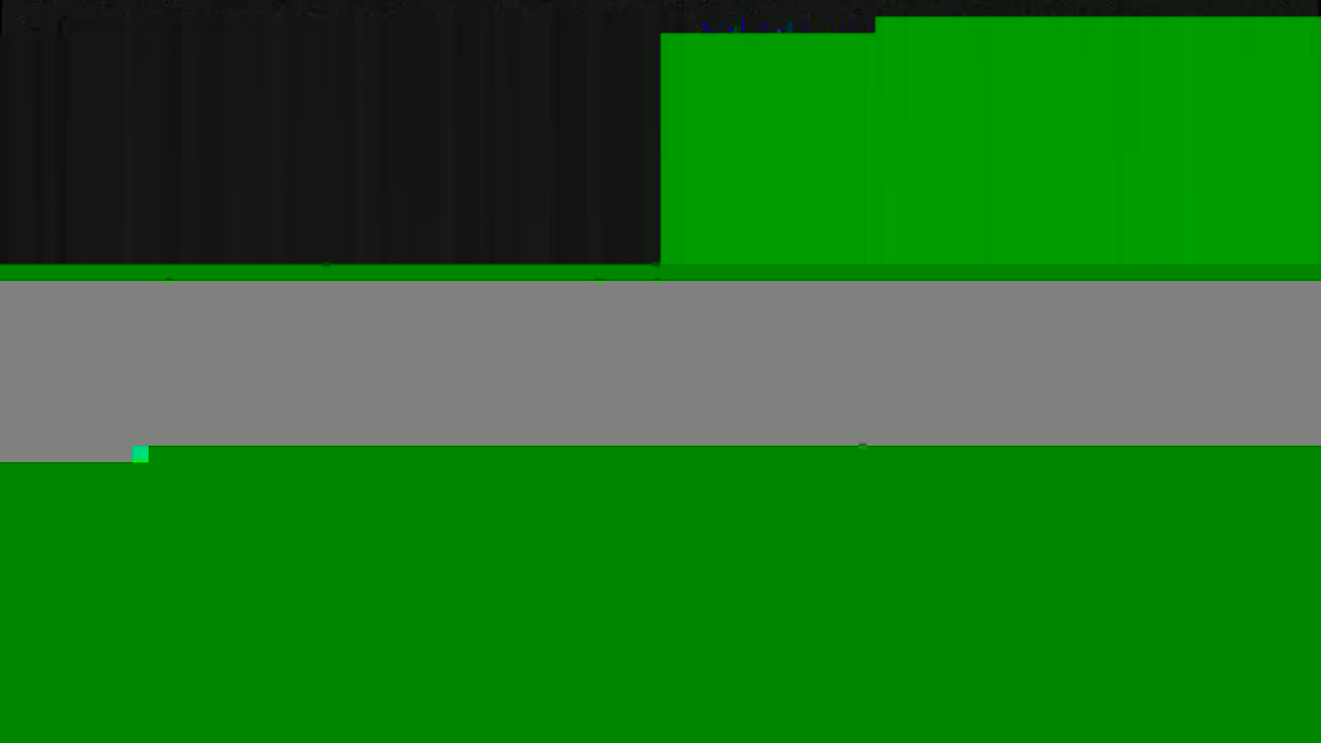The image shows a mostly green and gray horizontal striped pattern.