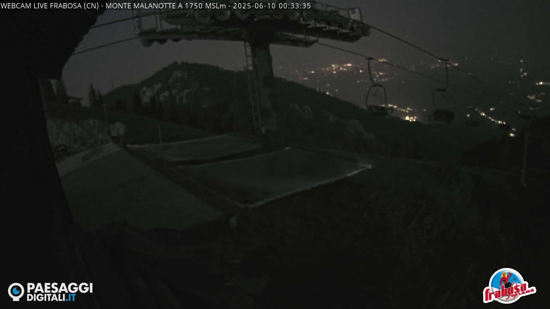 Moro Mount Frabosa Malanotte Ski School & Ski Slope Live Cam - Cuneo, Piedmont, Italy