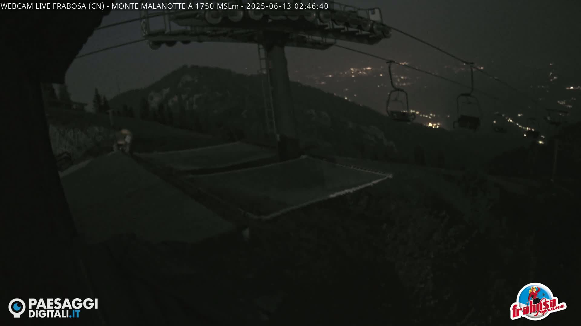 Moro Mount Frabosa Malanotte Ski School & Ski Slope Live Cam - Cuneo, Piedmont, Italy