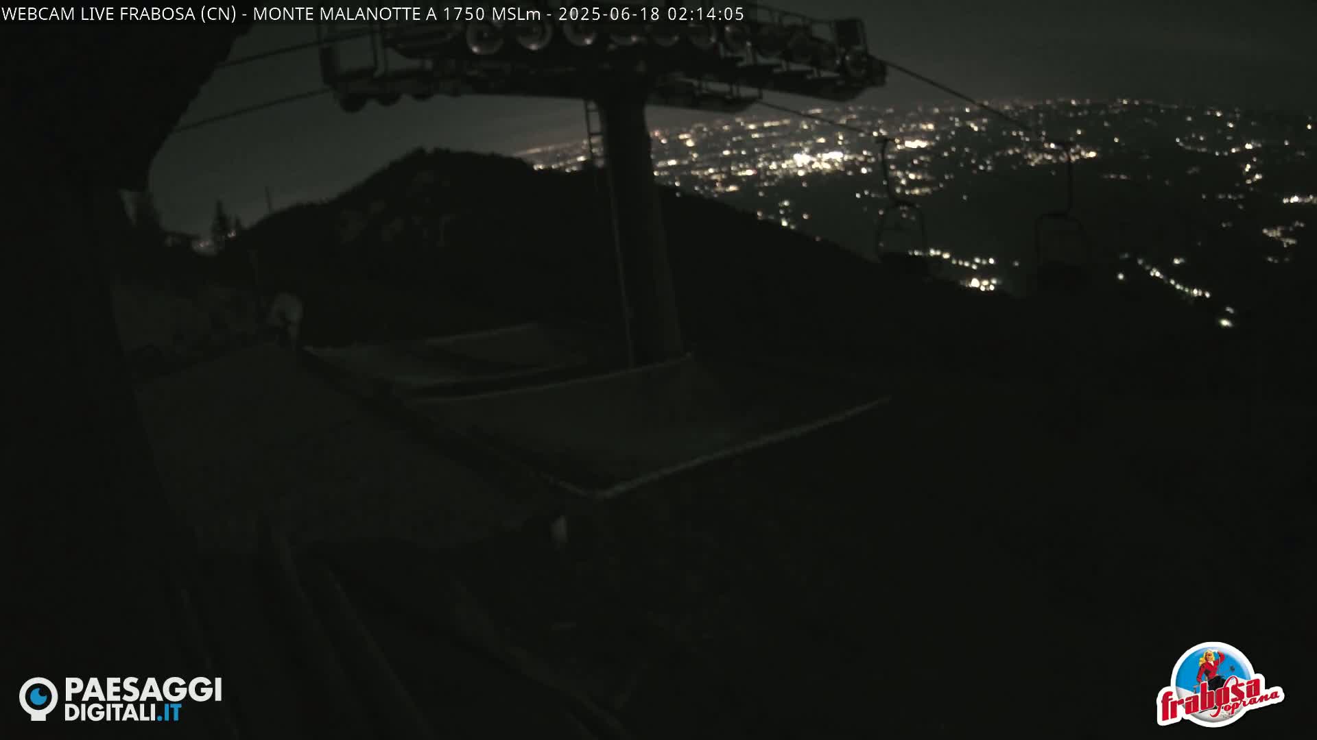 Monte Moro Mount Frabosa, Prato Nevoso Malanotte Take off Ramp & Ski Slope Live Cam - Cuneo, Piedmont, Italy