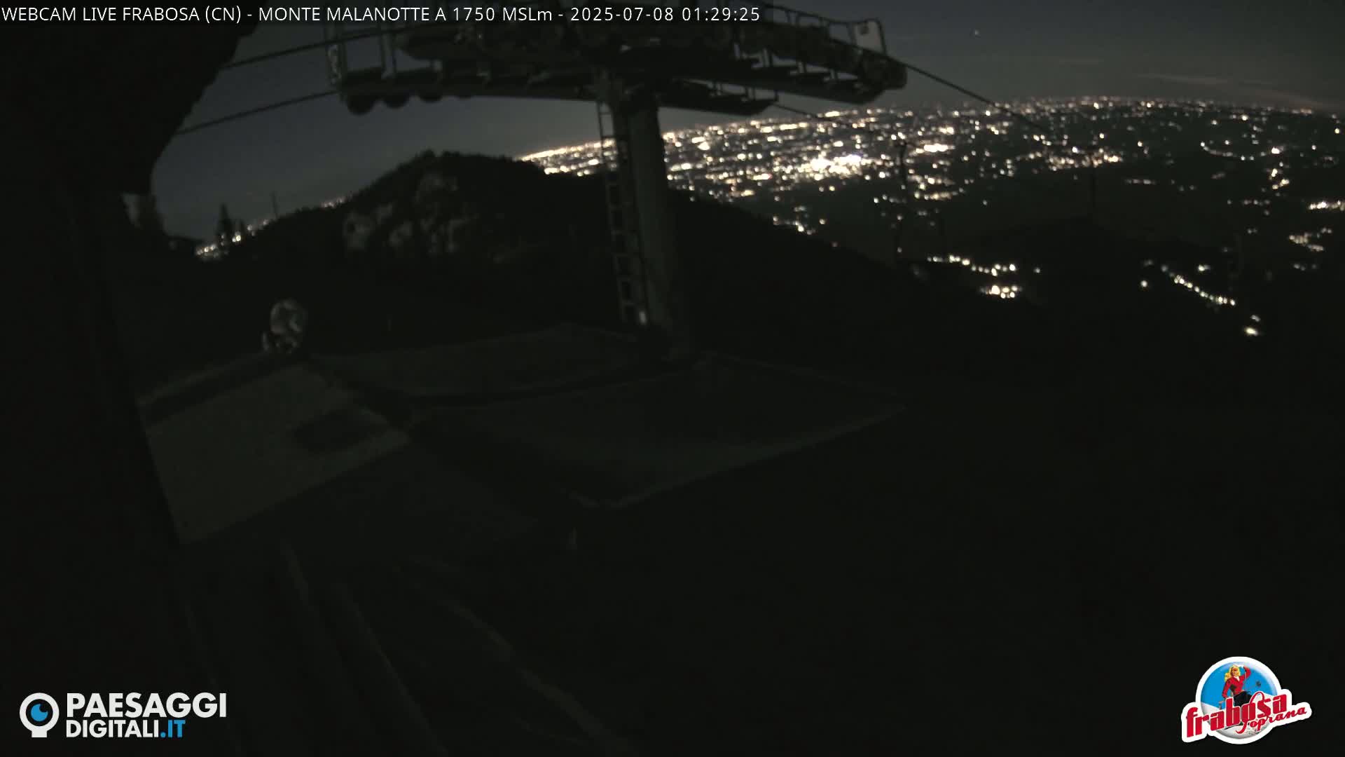 Monte Moro Mount Frabosa, Prato Nevoso Malanotte Take off Ramp & Ski Slope Live Cam - Cuneo, Piedmont, Italy