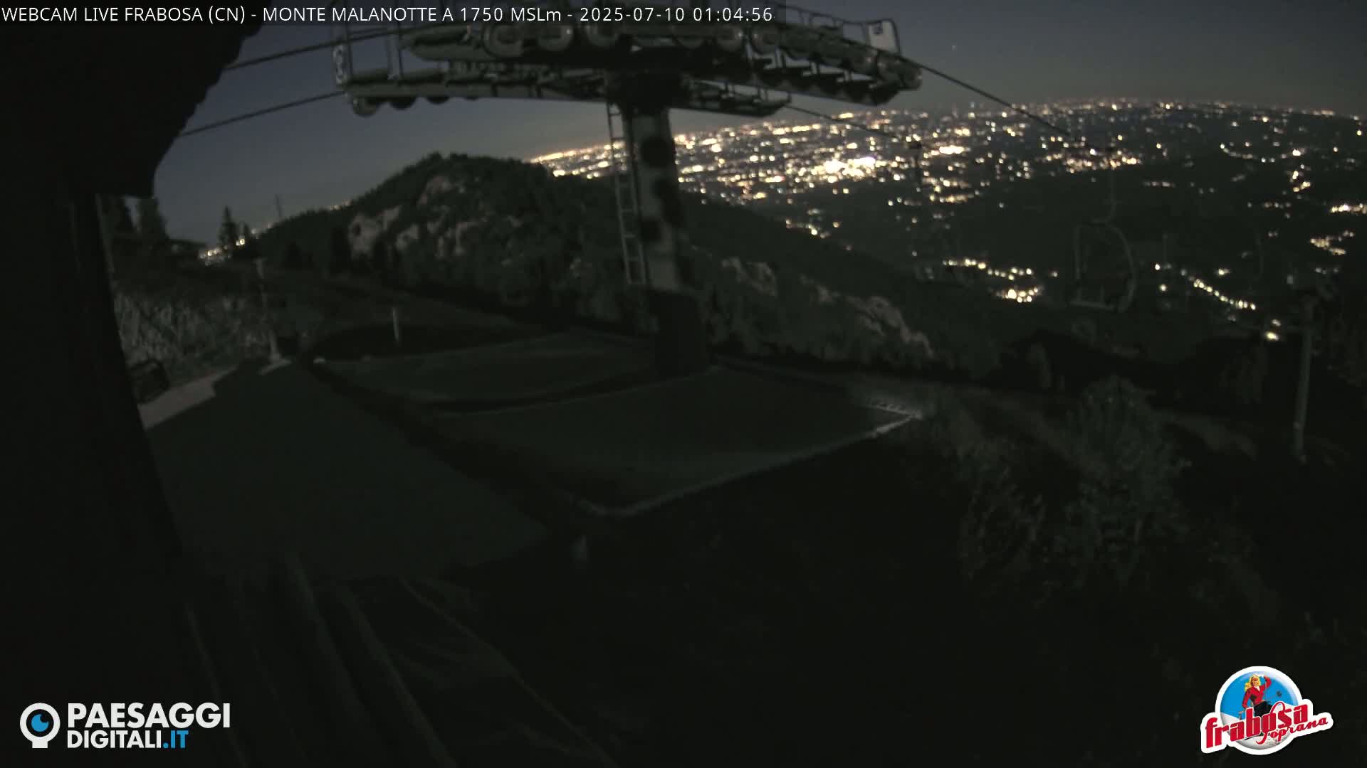 Monte Moro Mount Frabosa, Prato Nevoso Malanotte Take off Ramp & Ski Slope Live Cam - Cuneo, Piedmont, Italy