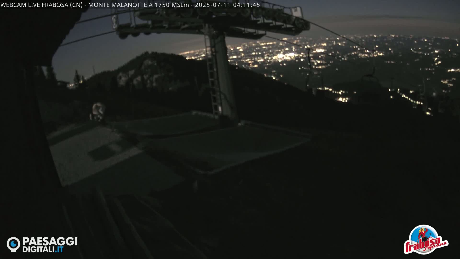 Monte Moro Mount Frabosa, Prato Nevoso Malanotte Take off Ramp & Ski Slope Live Cam - Cuneo, Piedmont, Italy
