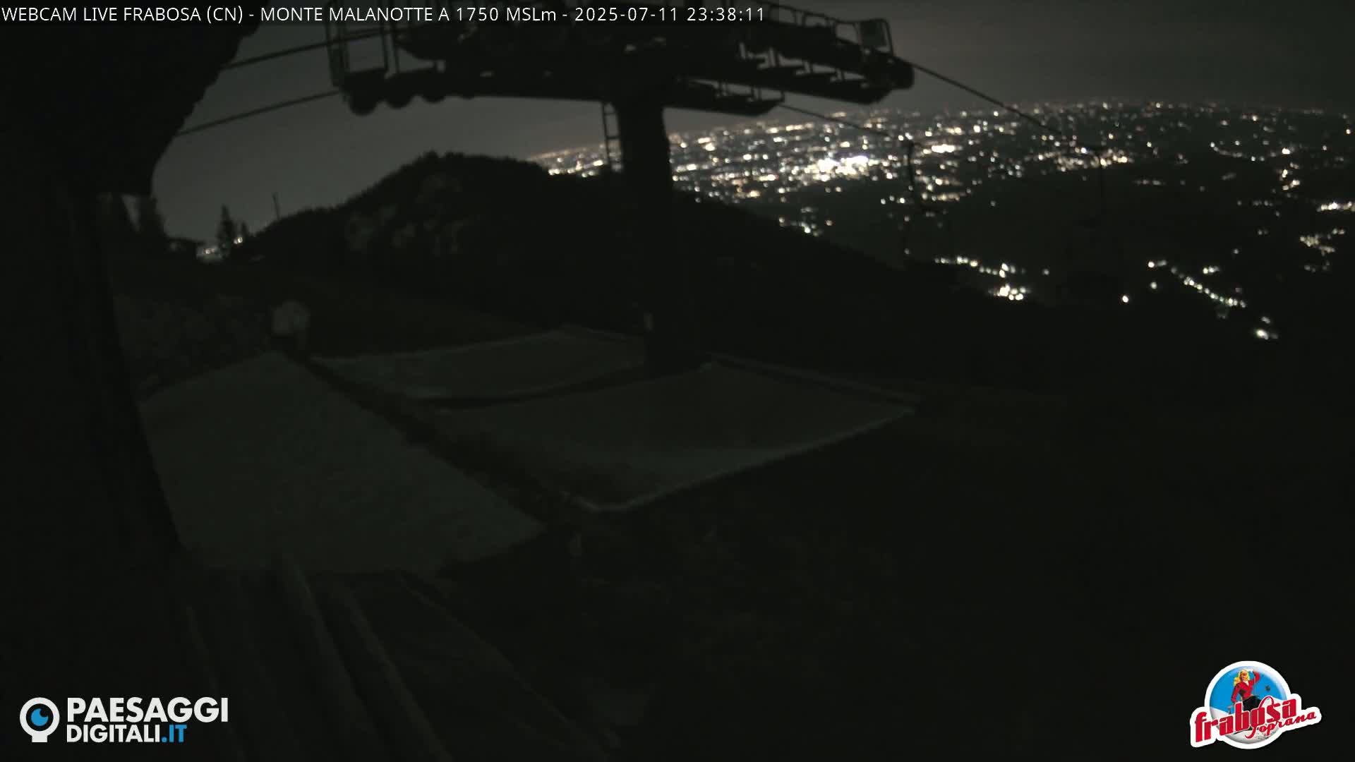 Monte Moro Mount Frabosa, Prato Nevoso Malanotte Take off Ramp & Ski Slope Live Cam - Cuneo, Piedmont, Italy